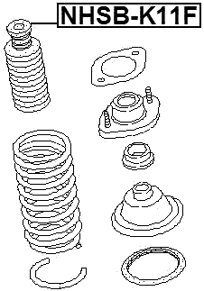 NSHB-K11F - FRONT SHOCK ABSORBER BOOT