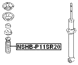 NSHB-P11SR20 - FRONT SHOCK ABSORBER BOOT