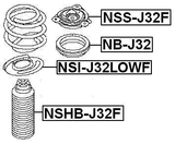 NSI-J32LOWF - FRONT SPRING LOWER SEAT