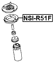 NSI-R51F - SPRING UPPER SEAT