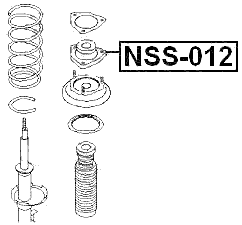 NSS-012 - REAR SHOCK ABSORBER MOUNTING
