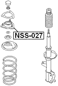NSS-027 - FRONT SHOCK ABSORBER MOUNTING