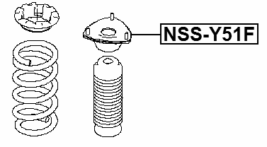 NSS-Y51F - FRONT SHOCK ABSORBER MOUNTING