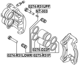 NT-003 - BRAKE CALIPER SLIDE PIN BUSHING