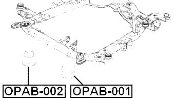 OPAB-001 - SUBFRAME BUSHING