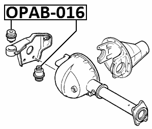 OPAB-016 - DIFFERENTIAL MOUNT BUSHING