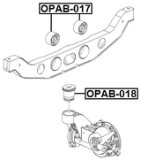 OPAB-017 - REAR DIFFERENTIAL BUSHING