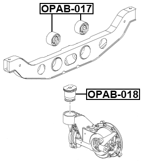 OPAB-018 - REAR DIFFERENTIAL BUSHING