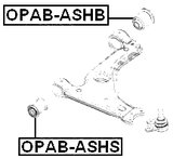 OPAB-ASHB - REAR BUSHING, FRONT CONTROL ARM