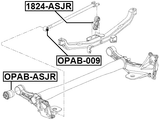 OPAB-ASJR - REAR CROSSMEMBER BUSHING (HYDRO)