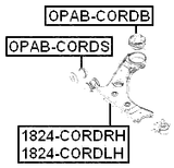 OPAB-CORDB - REAR BUSHING, FRONT CONTROL ARM