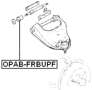 OPAB-FRBUPF - BUSHING, FRONT UPPER CONTROL ARM