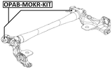 OPAB-MOKR-KIT - REAR CROSSMEMBER BUSHING KIT (SET OF TWO)