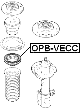 OPB-VECC - FRONT SHOCK ABSORBER BEARING