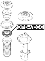 OPB-VECC - FRONT SHOCK ABSORBER BEARING