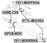 OPCB-MOK - DRIVE SHAFT BEARING