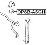 OPSB-ASGF - FRONT STABILIZER BAR BUSH D21