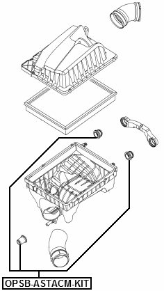 OPSB-ASTACM-KIT - AIR FILTER HOUSING MOUNTING BUSH, KIT