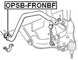 OPSB-FRONBF - FRONT STABILIZER BAR BUSH D23