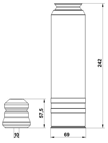 OPSHB-ASJR-KIT - BOOT WITH JOUNCE BUMPER REAR SHOCK ABSORBER KIT (SET FOR TWO SIDES)
