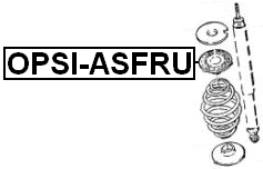 OPSI-ASFRU - REAR SPRING UPPER SEAT