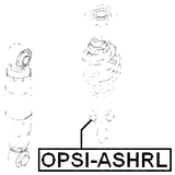 OPSI-ASHRL - REAR SPRING LOWER SEAT