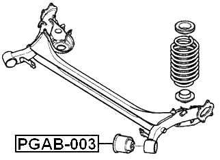 PGAB-003 - REAR CROSSMEMBER BUSHING