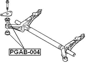 PGAB-004 - REAR CROSSMEMBER BUSHING