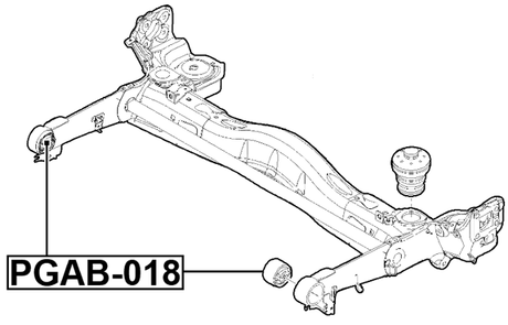 PGAB-018 - REAR CROSSMEMBER BUSHING