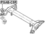 PGAB-C5R - REAR CROSSMEMBER BUSHING