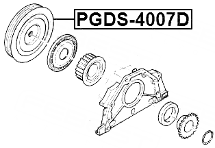 PGDS-4007D - CRANKSHAFT PULLEY