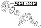 PGDS-4007D - CRANKSHAFT PULLEY