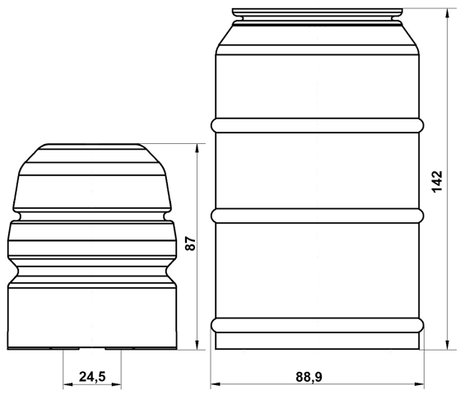 PGSHB-BOXF-KIT - BOOT WITH JOUNCE BUMPER FRONT SHOCK ABSORBER KIT