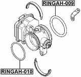 RINGAH-009 - THROTTLE BODY O-RING