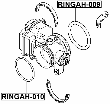 RINGAH-009 - THROTTLE BODY O-RING