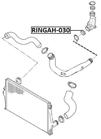 RINGAH-030 - AIR INTAKE HOSE SEAL