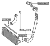 RINGAH-035 - AIR INTAKE HOSE SEAL