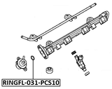 RINGFL-031-PCS10 - FUEL REGULATOR O-RING PCS 10