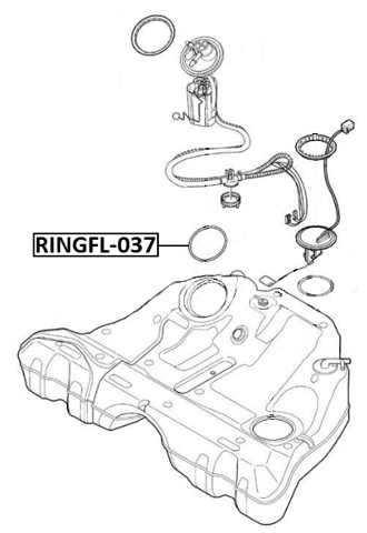 RINGFL-037 - O-RING FUEL PUMP