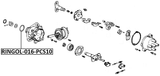 RINGOL-016-PCS10 - O-RING, IGNITION DISTRIBUTOR PCS 10