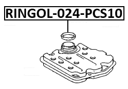 RINGOL-024-PCS10 - O-RING OIL STRAINER, AUTOMATIC TRANSMISSION PCS 10