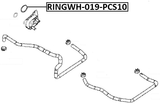 RINGOL-061-PCS10 - OIL COOLER SEAL RING PCS 10