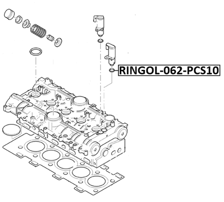 RINGOL-062-PCS10 - O-RING SOLENOID VALVE PCS 10