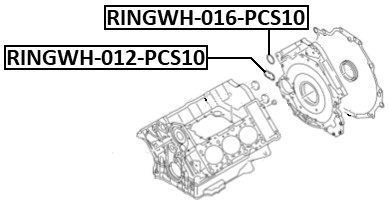 RINGWH-016-PCS10 - COOLING SYSTEM O-RING PCS 10