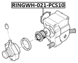 RINGWH-021-PCS10 - COOLING SYSTEM O-RING PCS 10