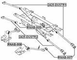 RNAB-005 - REAR TRANSVERSE ROD BUSHING