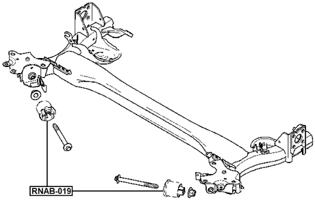 RNAB-019 - REAR CROSSMEMBER BUSHING