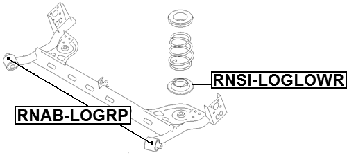 RNAB-LOGRP - REAR CROSSMEMBER BUSHING