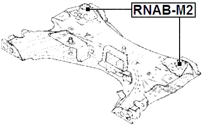 RNAB-M2 - SUBFRAME REAR BUSHING