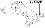 RNAB-M2 - SUBFRAME REAR BUSHING